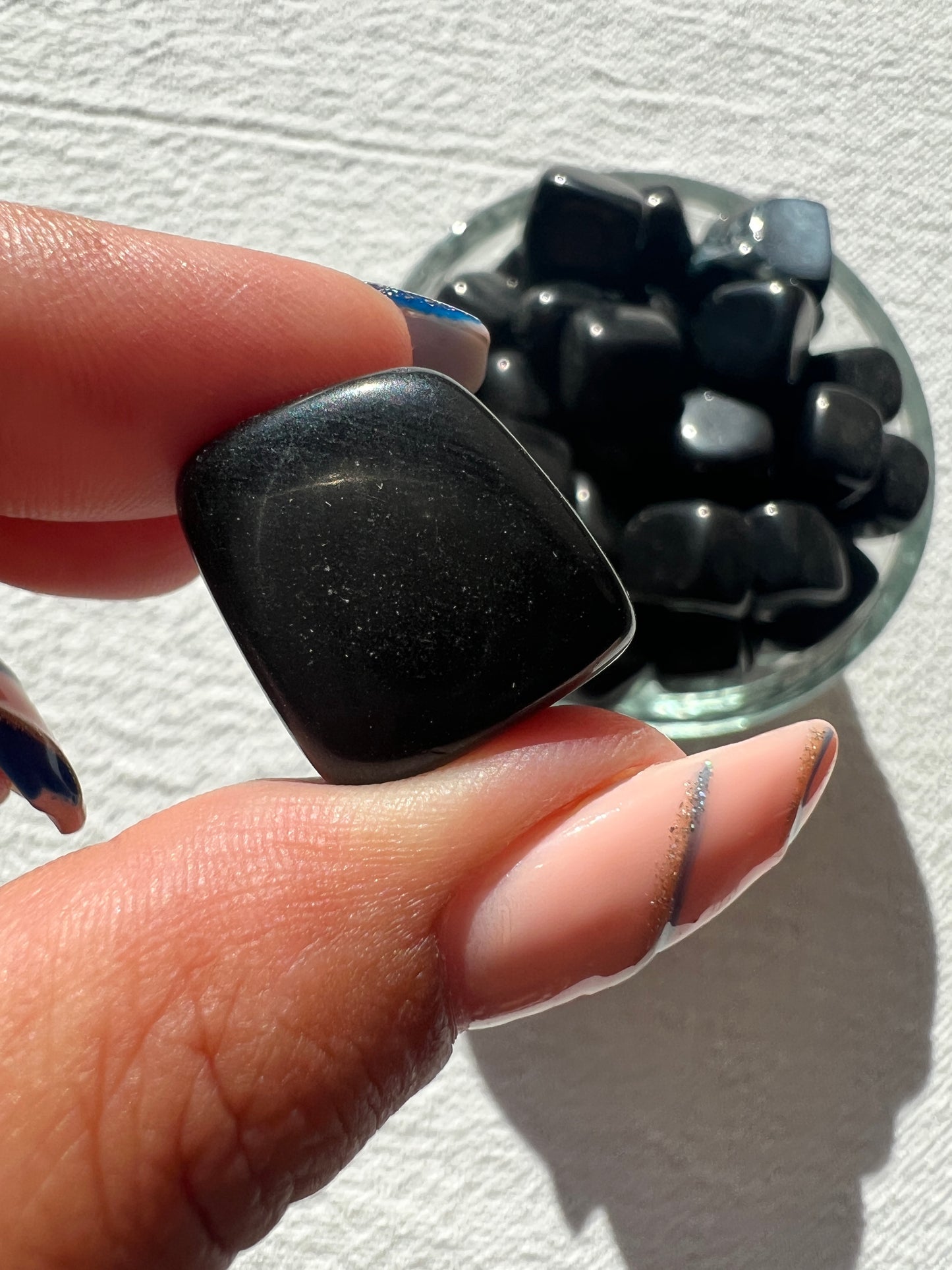 Rodado Cubo Obsidiana Negra - AristoAura