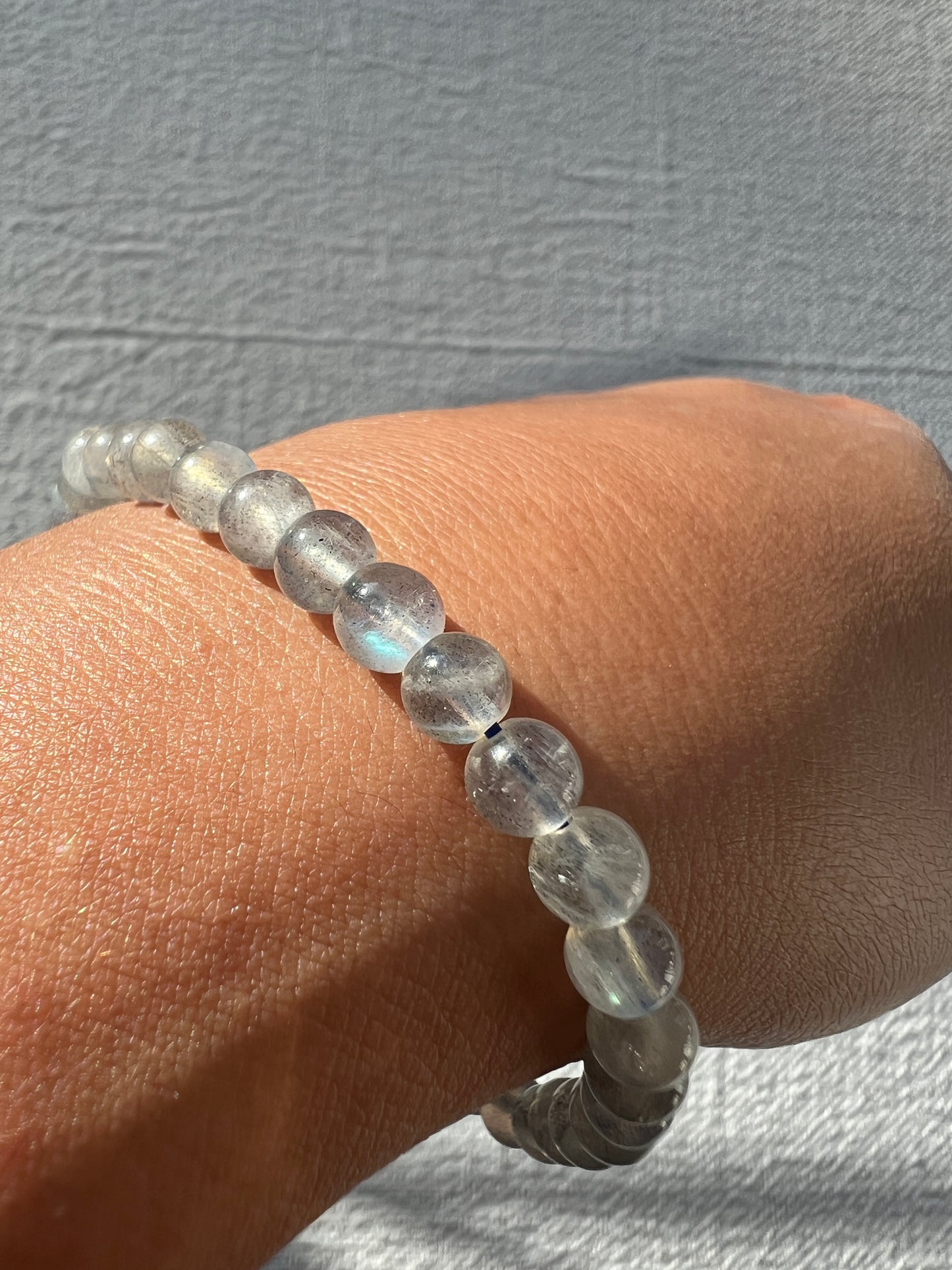 Pulsera bolitas Labradorita