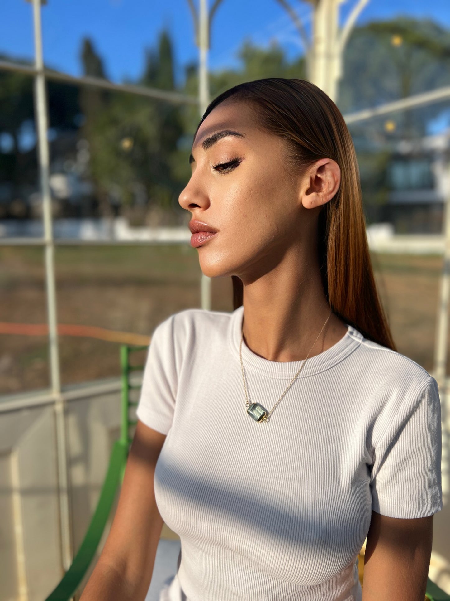Collar Caramelo de Fluorita - AristoAura