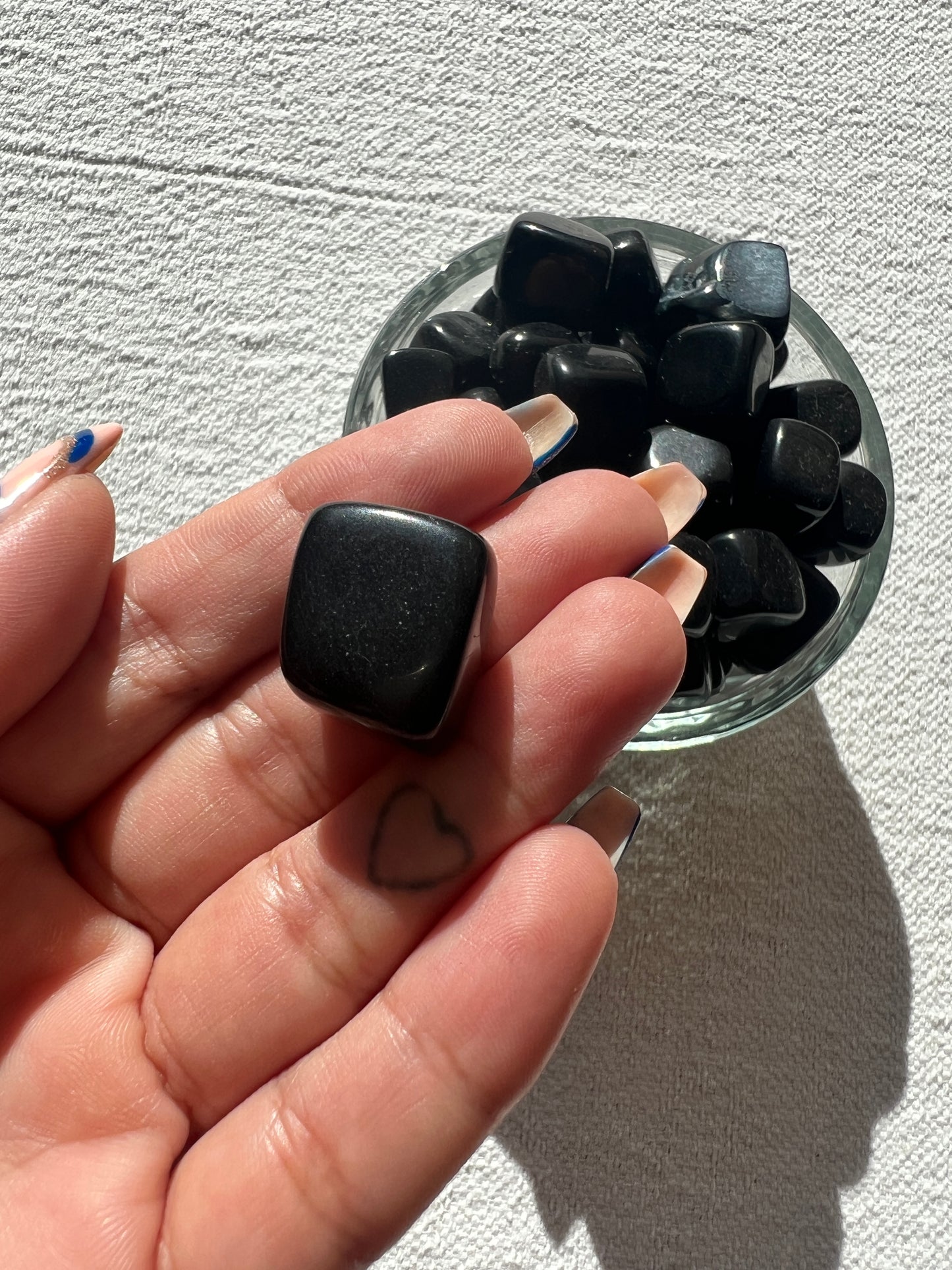 Rodado Cubo Obsidiana Negra - AristoAura