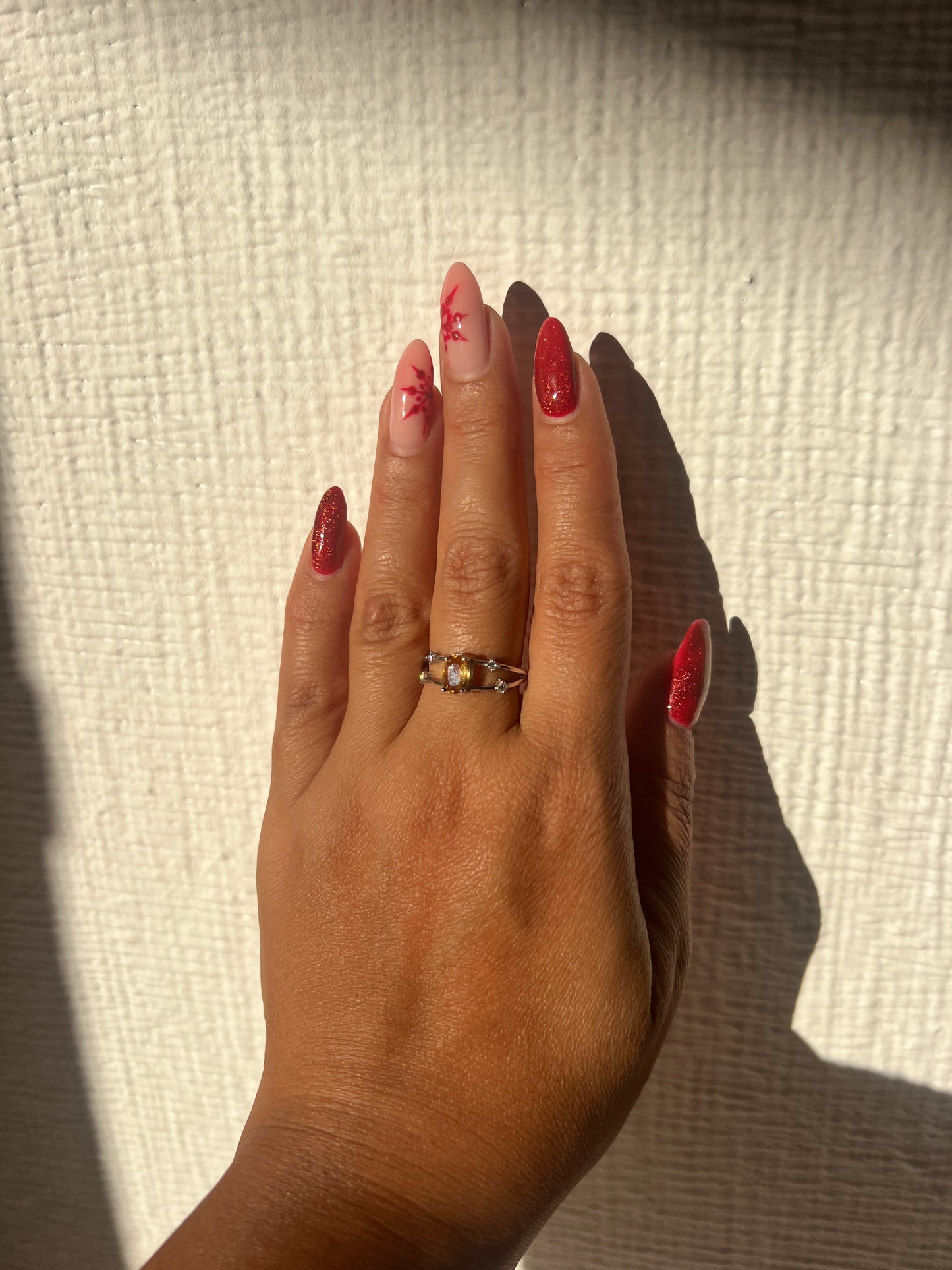 Anillo citrino plata