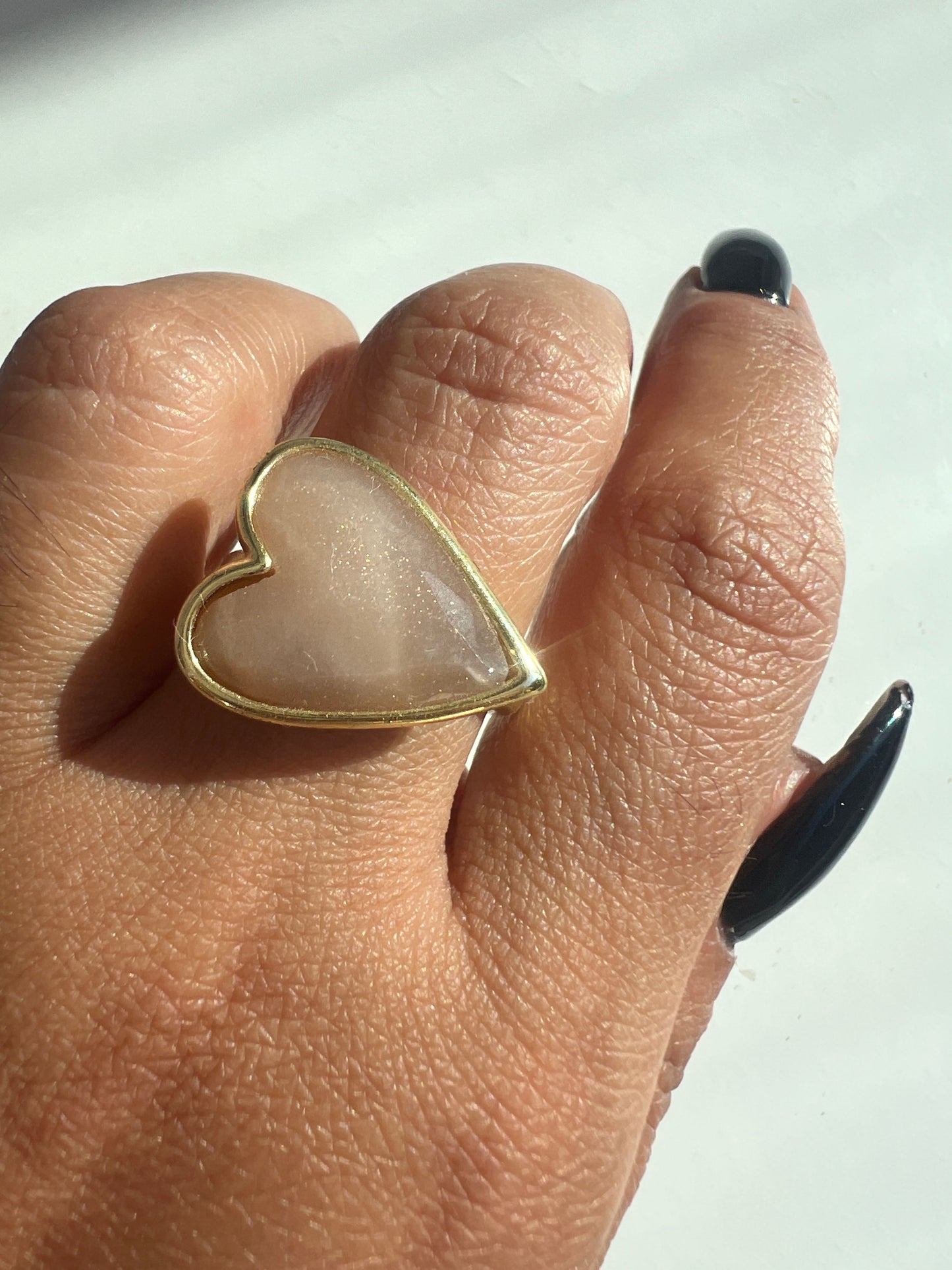 Anillo corazón horizontal