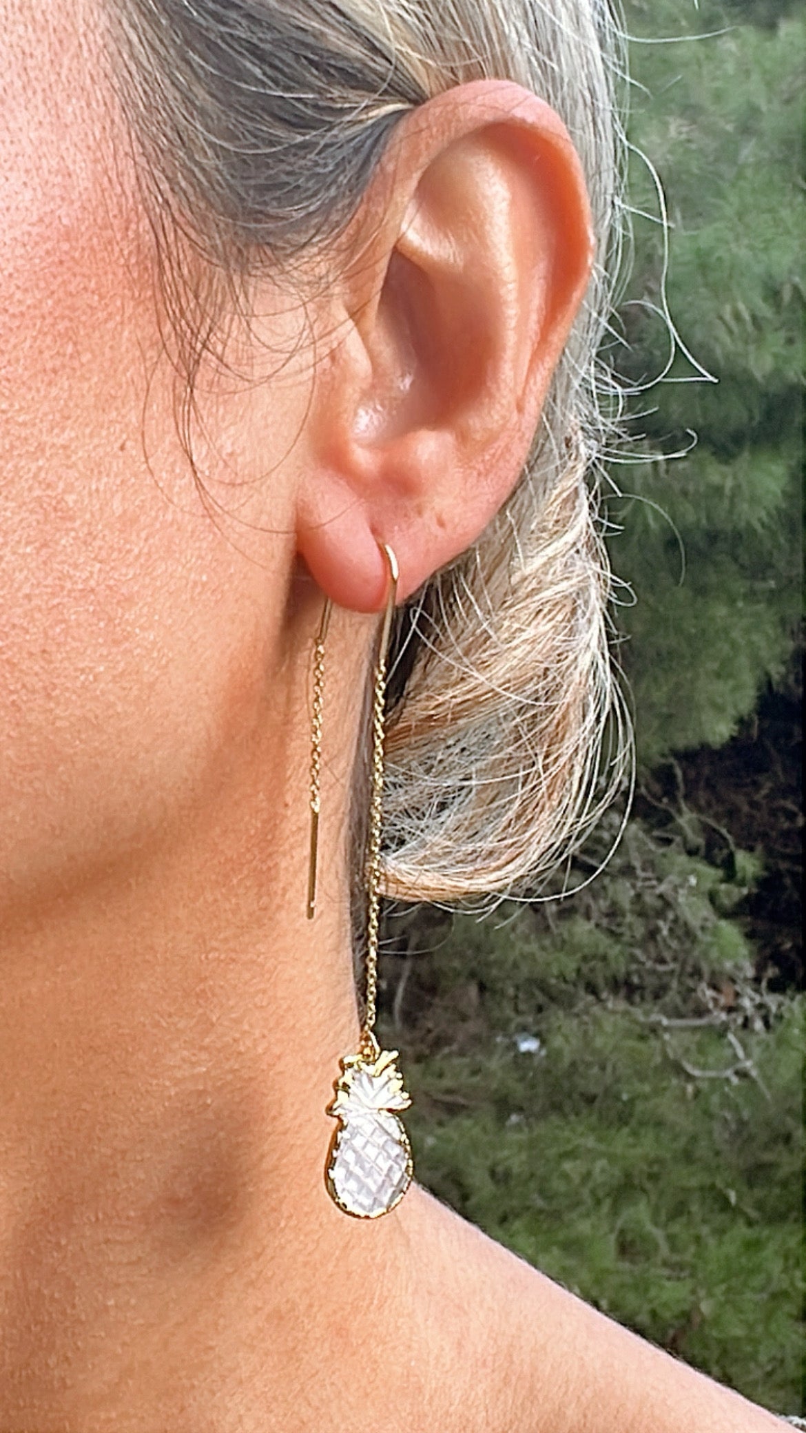 Pendientes Piña Madreperla