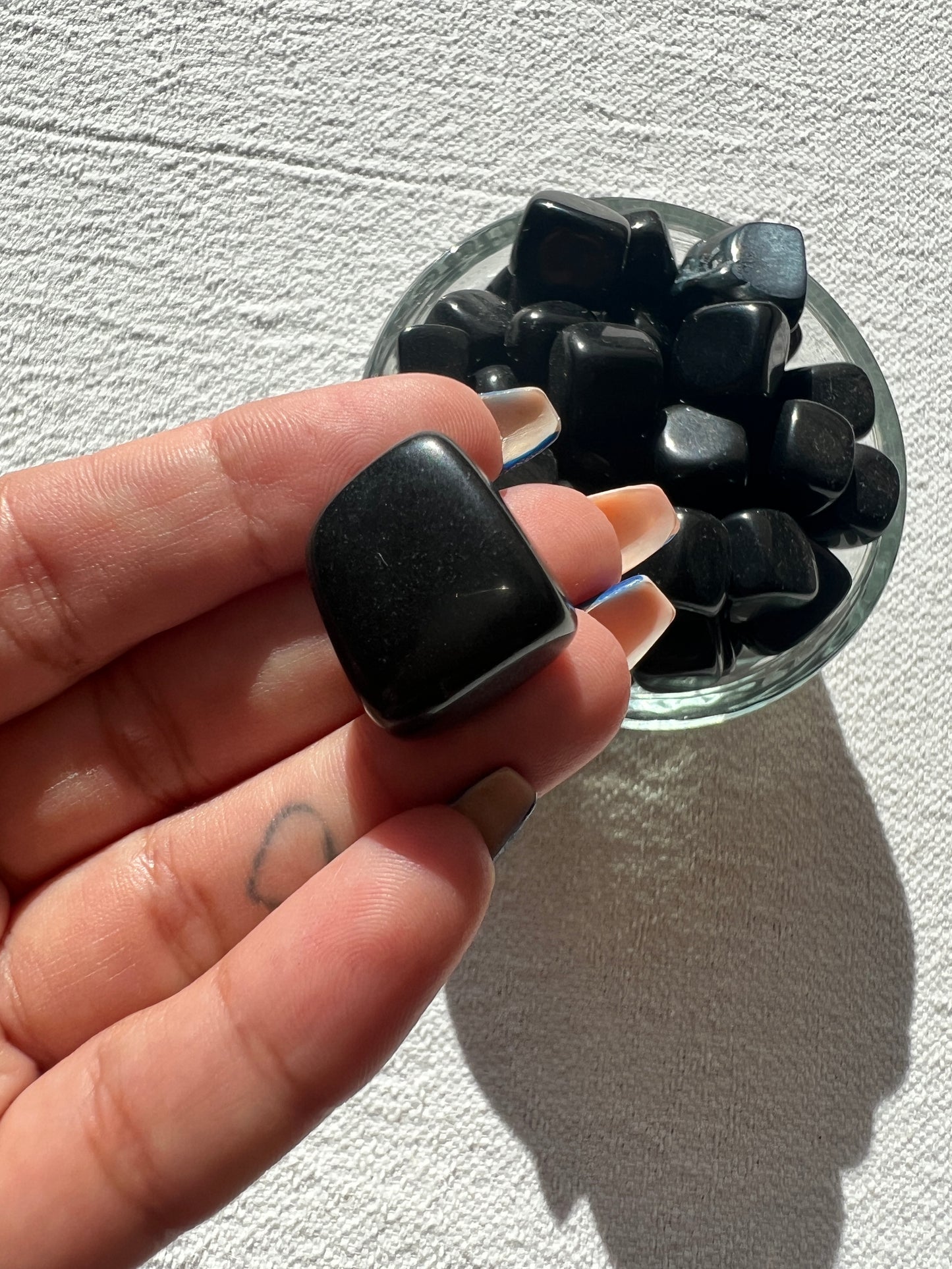 Rodado Cubo Obsidiana Negra - AristoAura