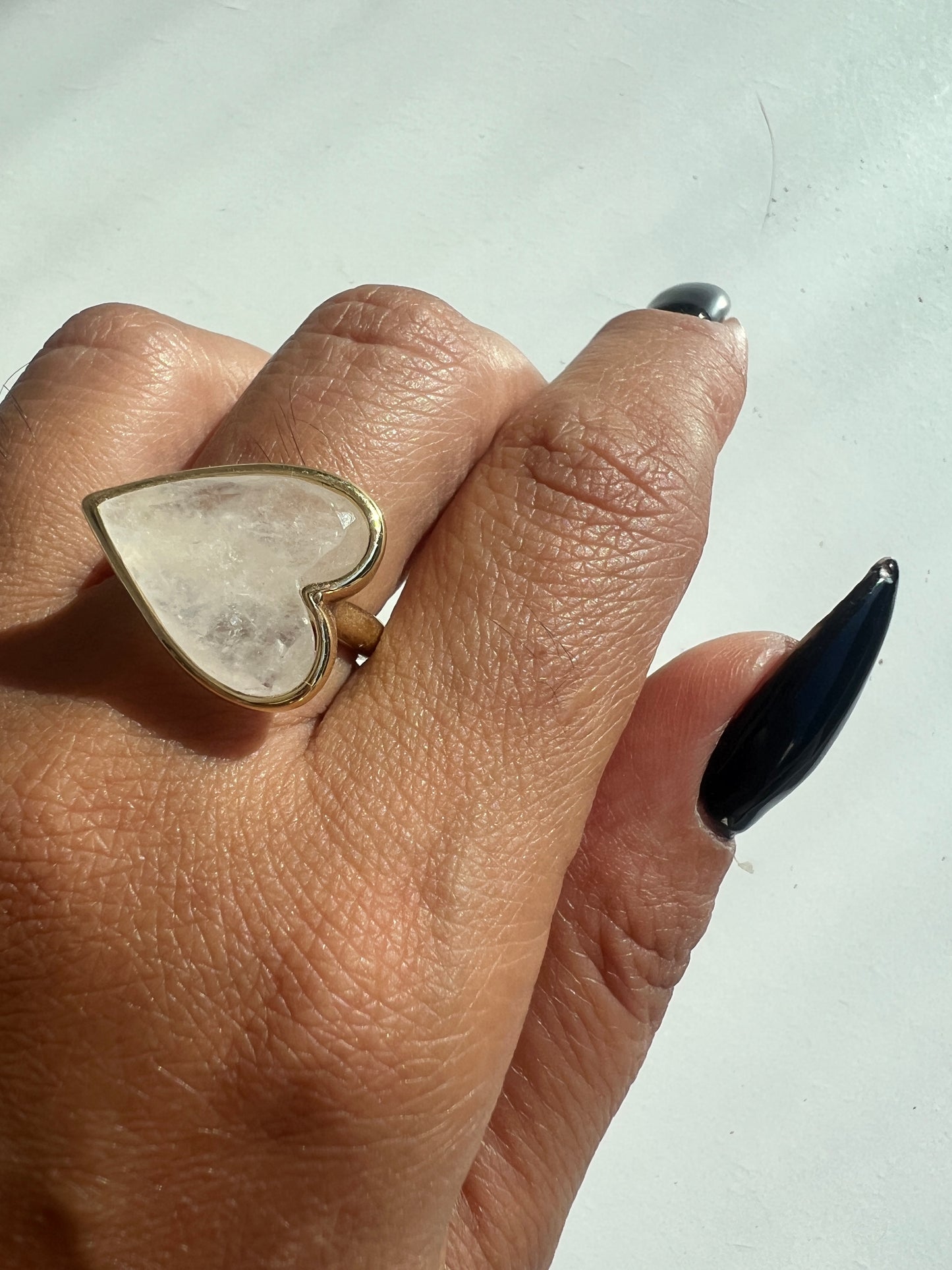 Anillo corazón horizontal